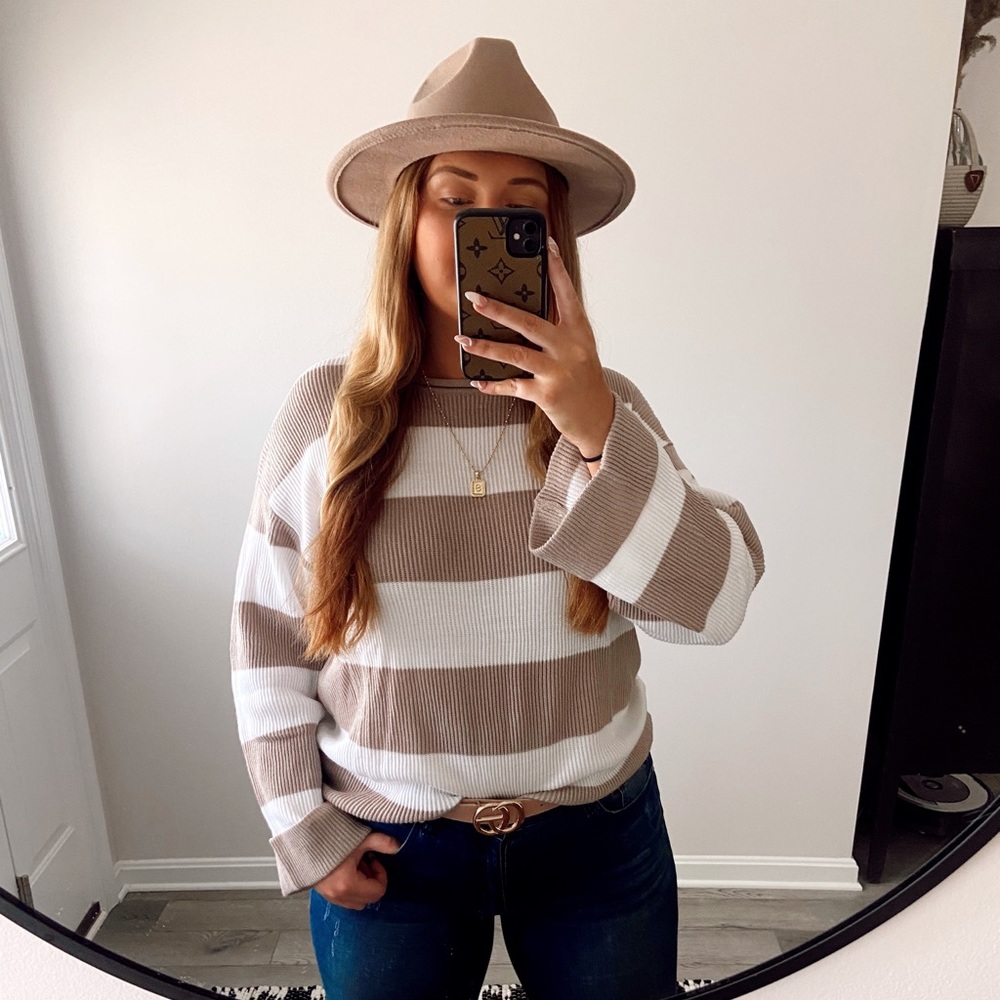 Boutique striped sweater